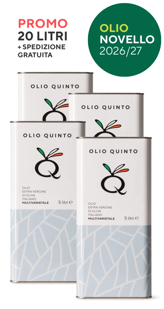 Bundle 20lt multivarietale olio novello 2026/27 Olio Quinto